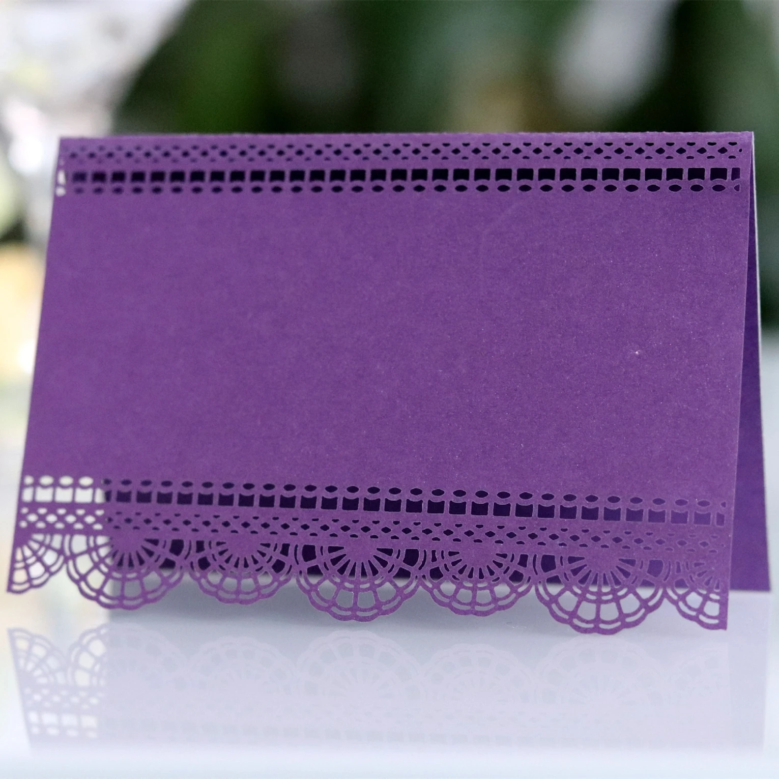 Lace Reception Wedding Table Card Laser Cut Hollow Name Place Cards Sign for Party Festival Celebration Business Meeting Decor