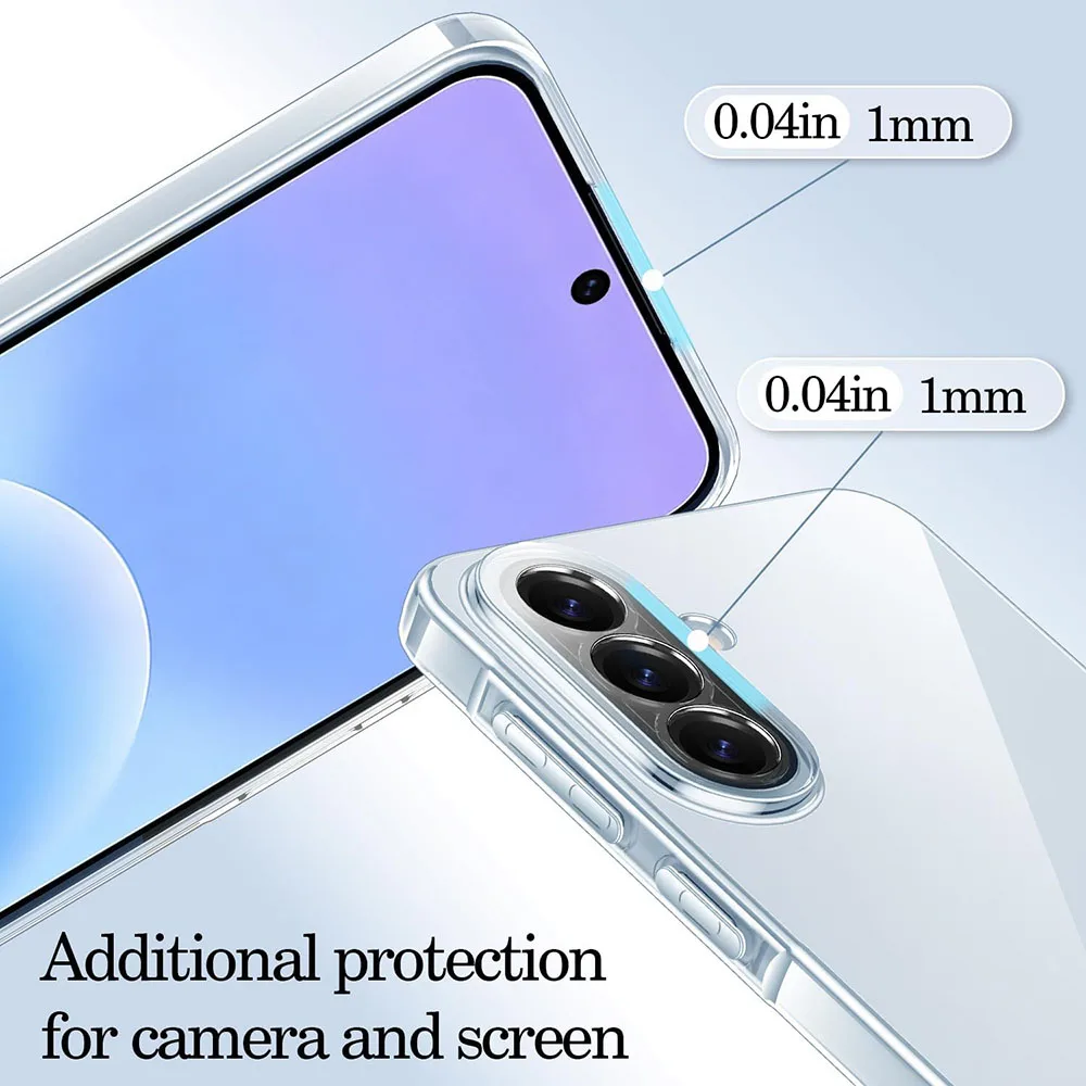 Ultra Thin Transparent Soft Clear Silicone TPU Phone Case Cover