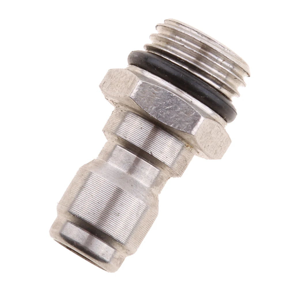 

Stainless Steel Pressure Washer Adapter Coupling Outlet Metal Connector for Snow Foam Lance, Thread Male 14mm to Male 12mm