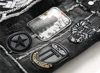 2024 New Punk Style Outerwear Men's Black Embroidered Denim Cardigan Youth Pop Street Style Lapel Men's Casual Vest 5