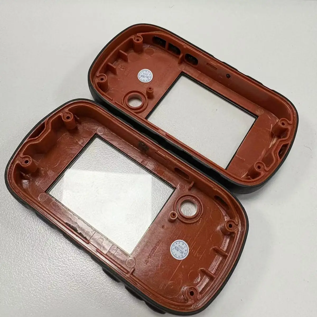 For Garmin Etrex 20 20x Front Case With Glass Panel GPS Repair Orange Handheld Housing Shell With Power Button — view 4