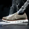 New Men's British Style Shoes Brock Knitted Mesh Casual Oxford Sneakers Slip on Ultra-Light Hollow Footwear Large Size 40-46 2