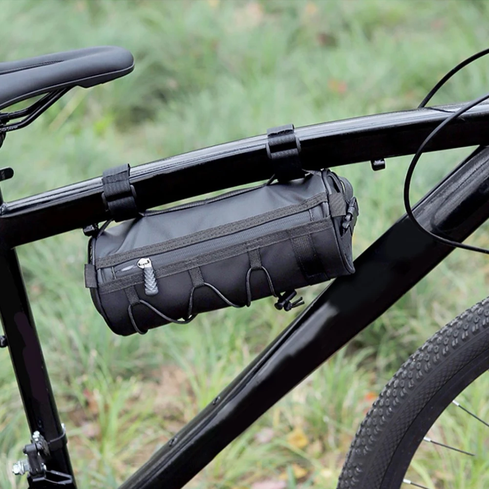 Bolsa portátil para manillar de bicicleta, resistente al agua, para  maletero delantero, para ciclismo de montaña o carretera - AliExpress