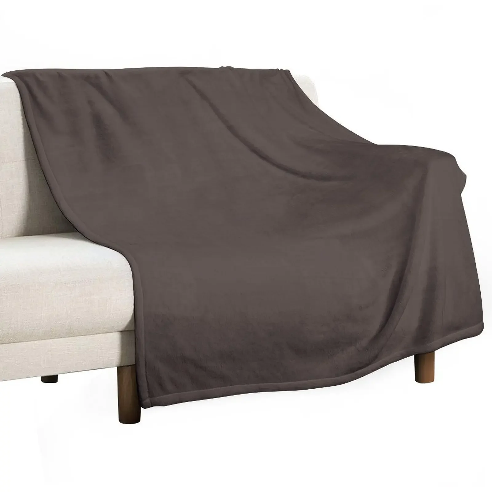 

Chocolate Brown Throw Blanket Luxury Designer Quilt Cute Plaid Blankets