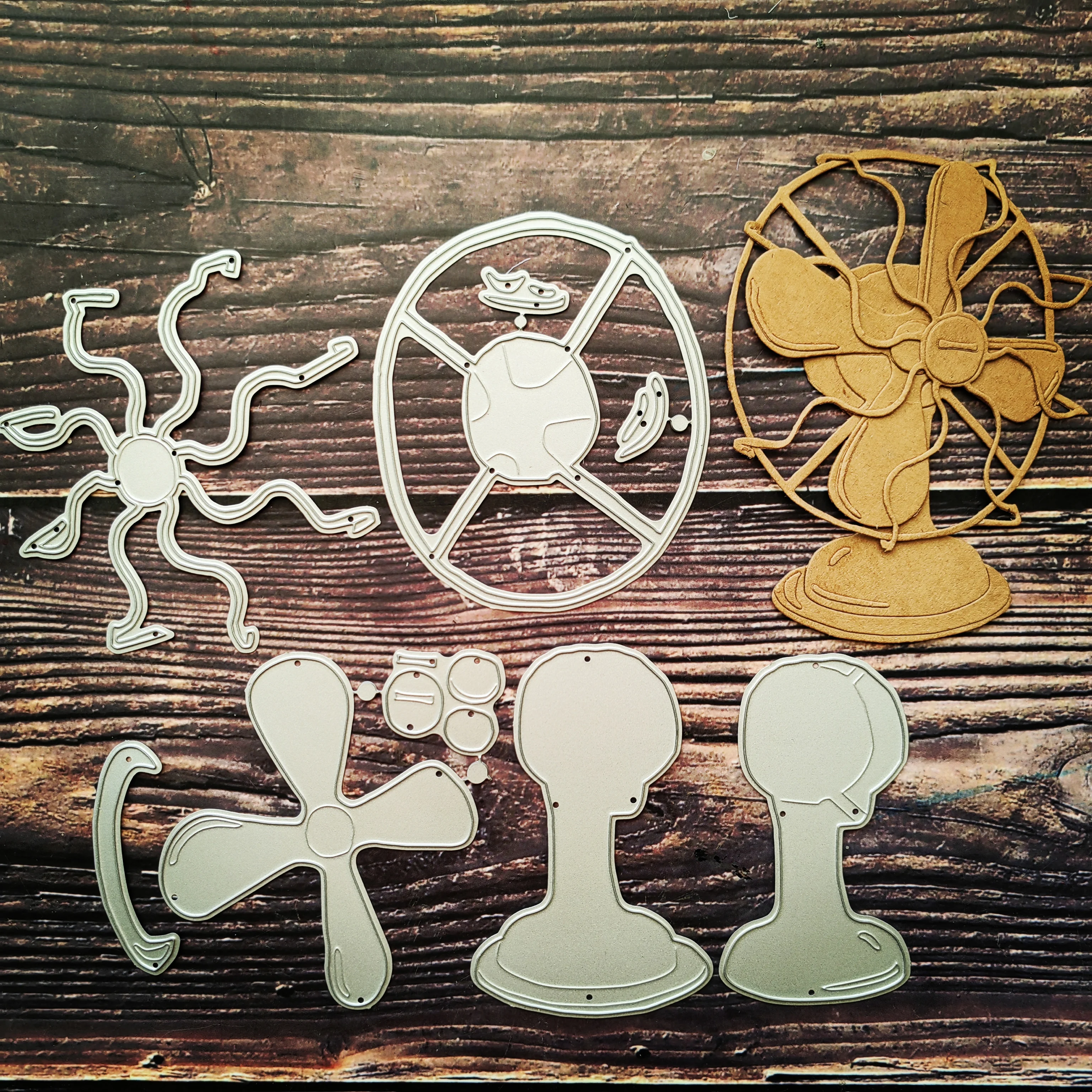 

JM002 Vintage Fan -Thinlits Cutting Dies for JunkJournal Scrapbooking PaperDIY Original Designs