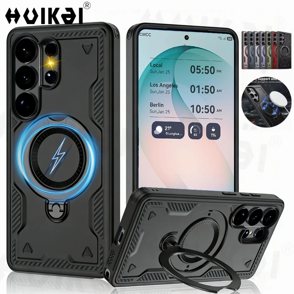 Magnetic Rotatable Stand Phone Case with MagSafe Upgrade and Kickstand