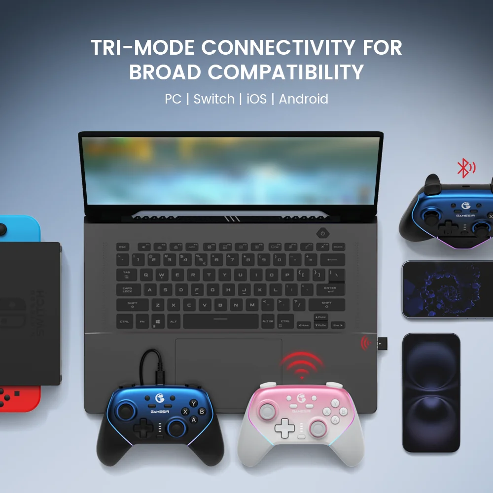 GameSir Super Nova Wireless Controller with Charging Station and Hall Effect Technology