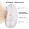 1/2PC Wearable Breast Pump Hands Free Electric Breast Pump for Breastfeeding Low Noise with 150ml Milk Collector for Home Travel 2