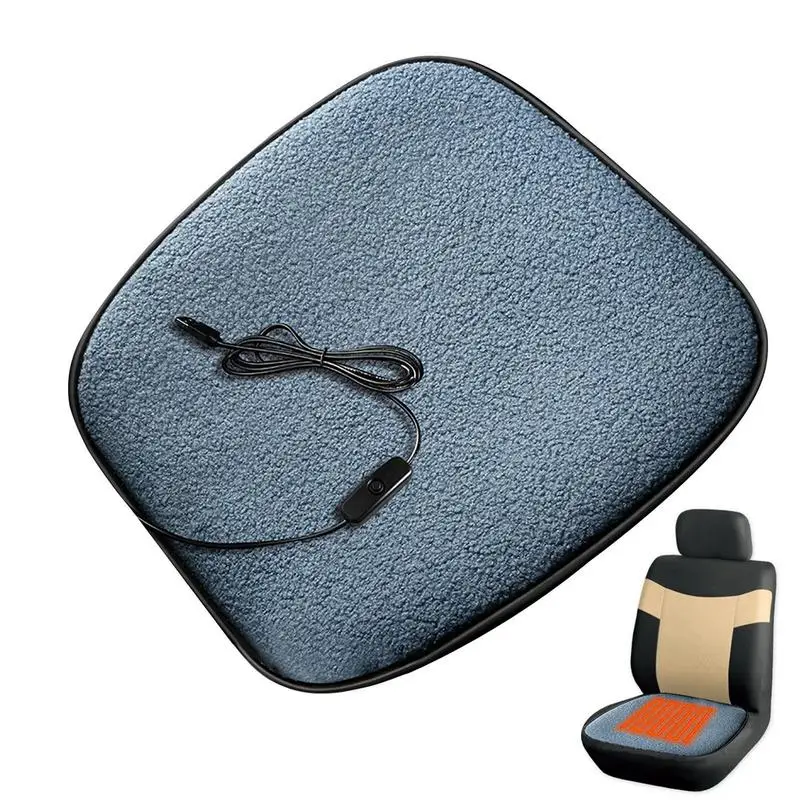

Автомобильная подушка сиденья с подогревом 5V 12W термостат нагревательная Подушка USB чехол на сиденье с подогревом амбушюры для офиса домашнего использования зимние теплые