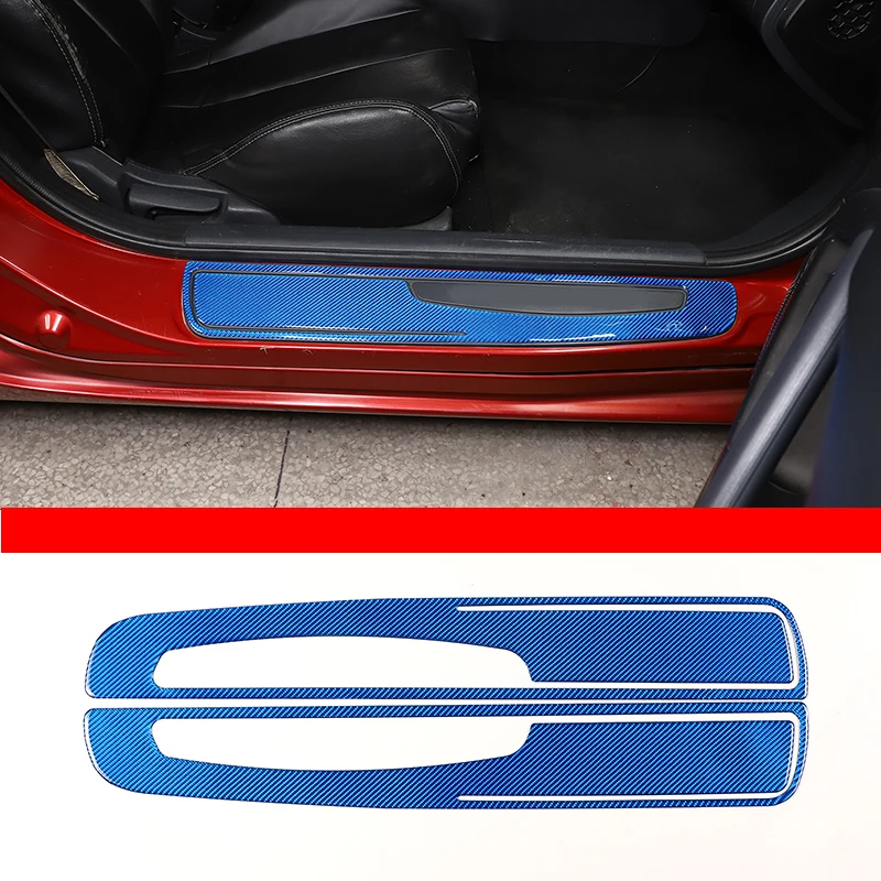 

For Mitsubishi Eclipse 2006-2011 Soft Carbon Fiber Automotive Exterior Sill Strip Decorative Sticker accessories