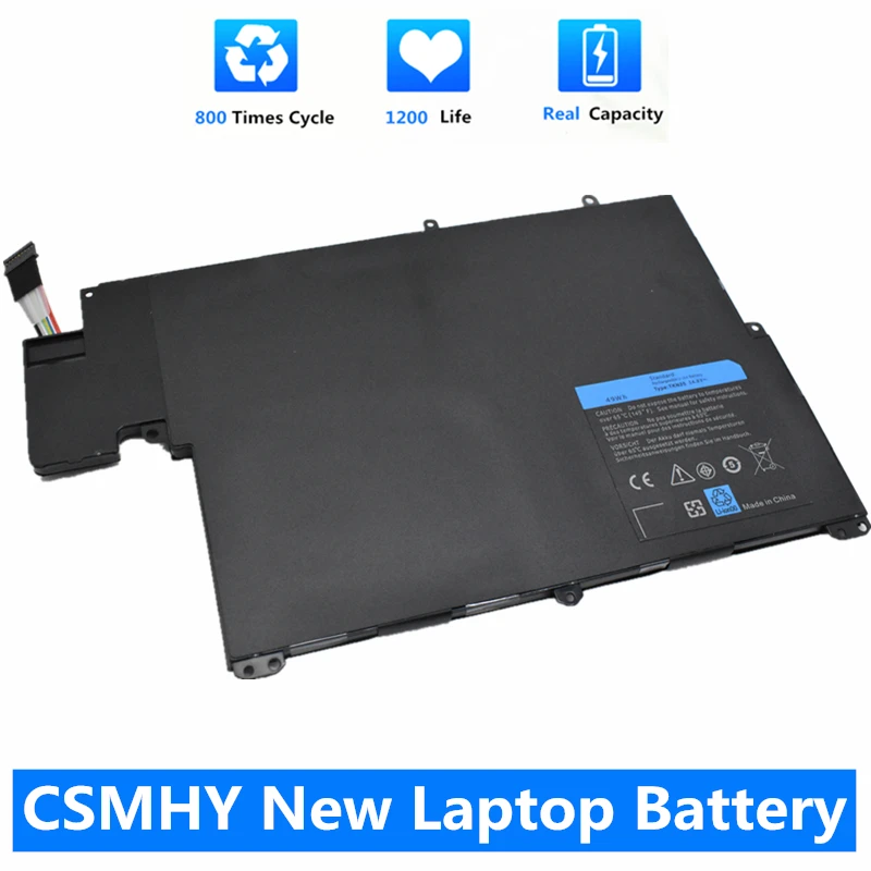 

CSMHY New TKN25 Laptop Battery For Dell INSPIRON 5323 13Z-5323 Vostro 3360 15-3000 3546D TRDF3 V0XTF VOXTF RU485 14.8V 49WH