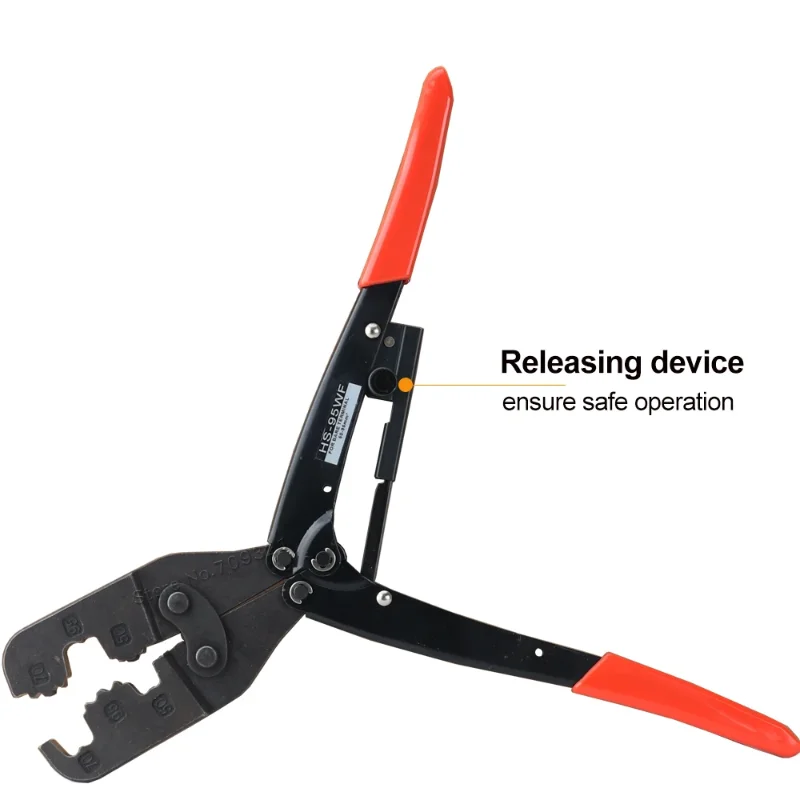 on-Insulated Terminals Crimping Pliers HS-50WF Tube Bootlace Cable Connectors Ferrules Crimper rachet crimping pliers 6