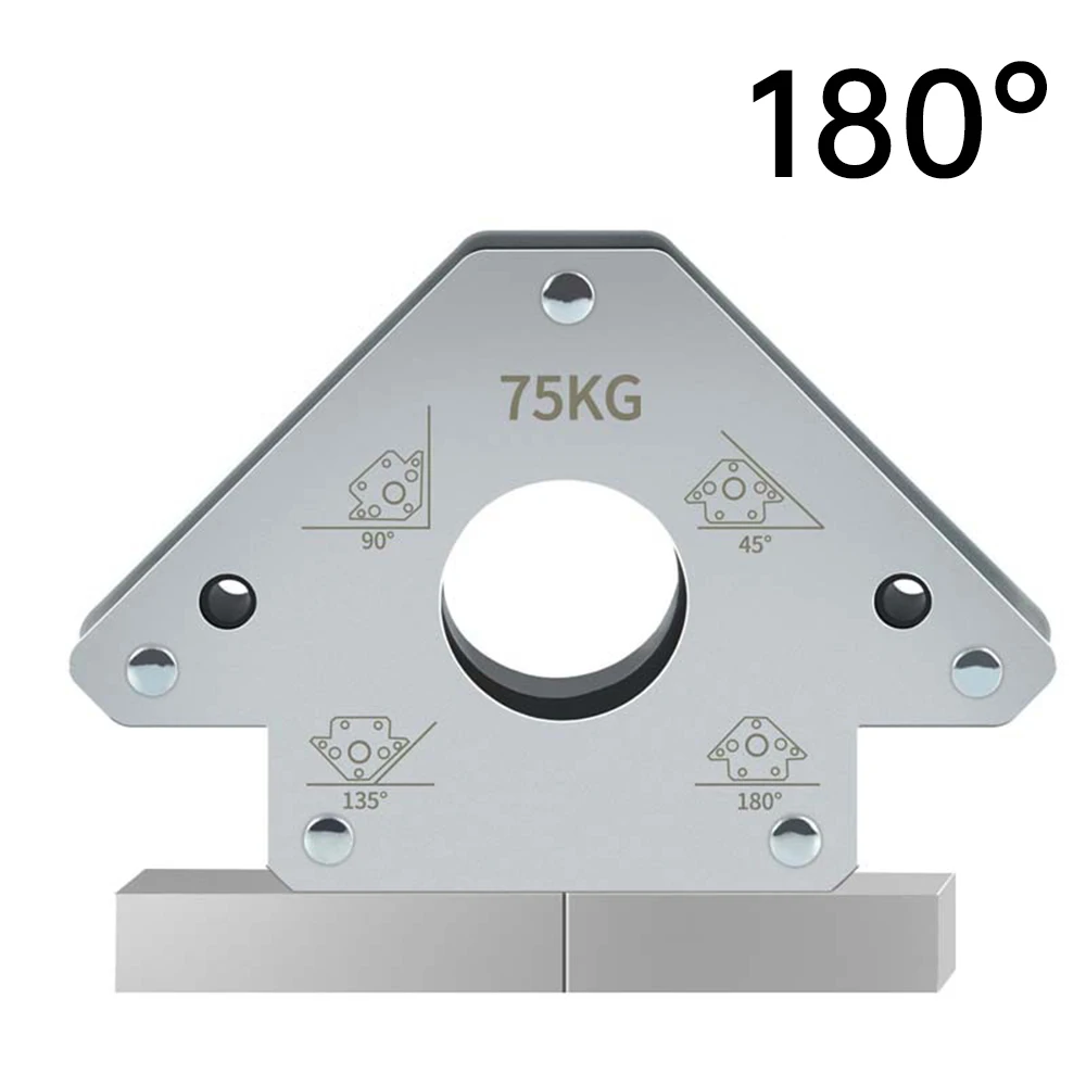 25/50/75KG Welding Positioner Electric Welding Auxiliary Tools Magnetic Iron Absorption Right Angle Magnet Bevel Angle Multiple