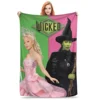Wicked Musical Movie Soft Flannel Throw Blanket for Bed Sofa Travel Office Car - Home Decor Birthday Gift 2