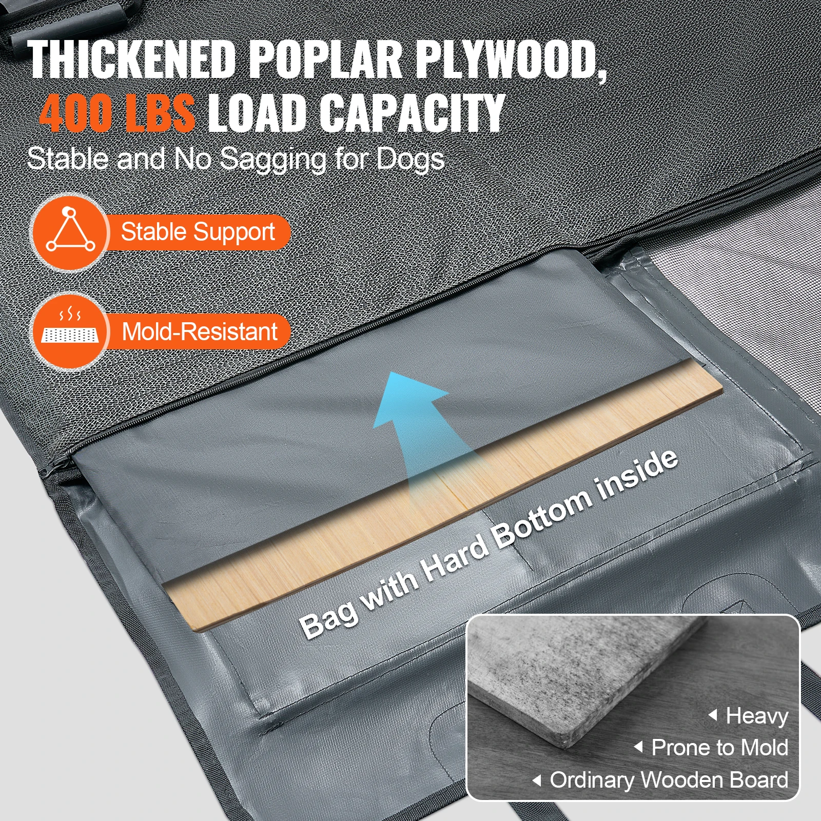 Waterproof Dog Car Hammock 3