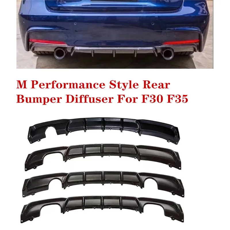 M Performance Style Diffusore Posteriore Spoiler Anteriore Spoiler Nero Lucido Per Bmw Serie 3 F30 F31 F35 2012-2019 M3 Sport