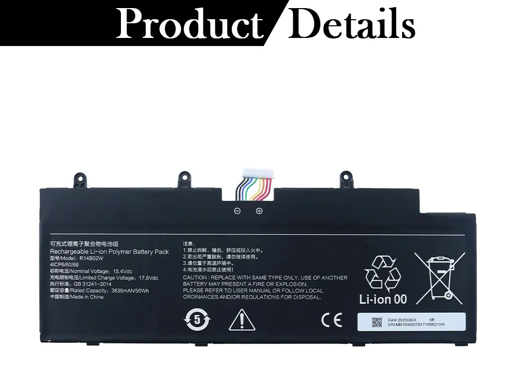 Pro 14S 2021 56Wh xma2006-bb 15.4V 3636mAh