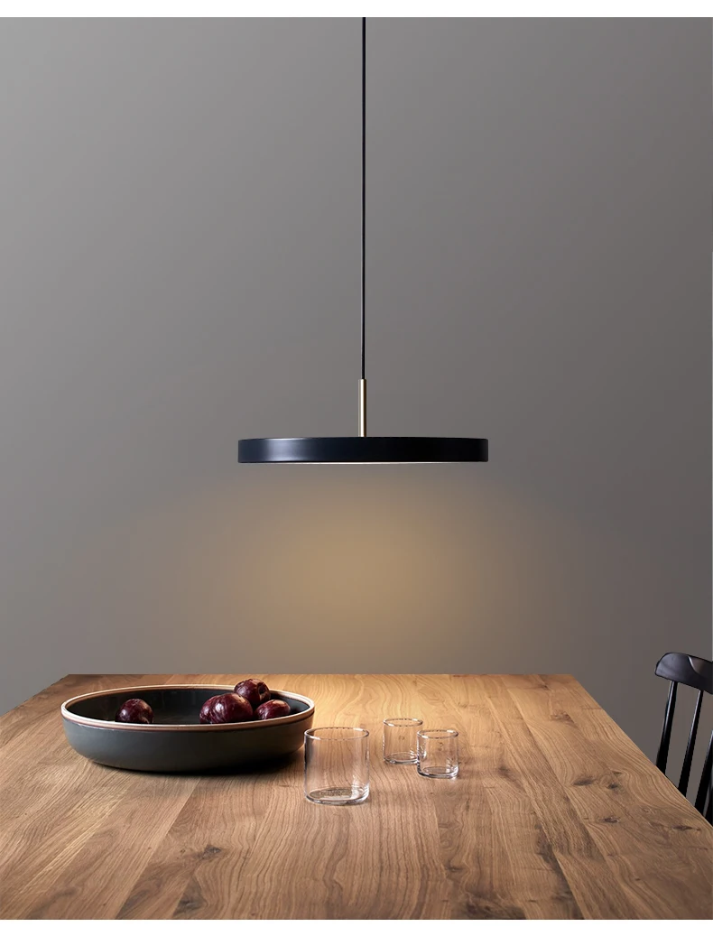 UFO Metal Led Pendant Light Modern Art Design Suspension Round Indoor Hanging Lamp Nordic Kitchen Dining Living Room Home Decor