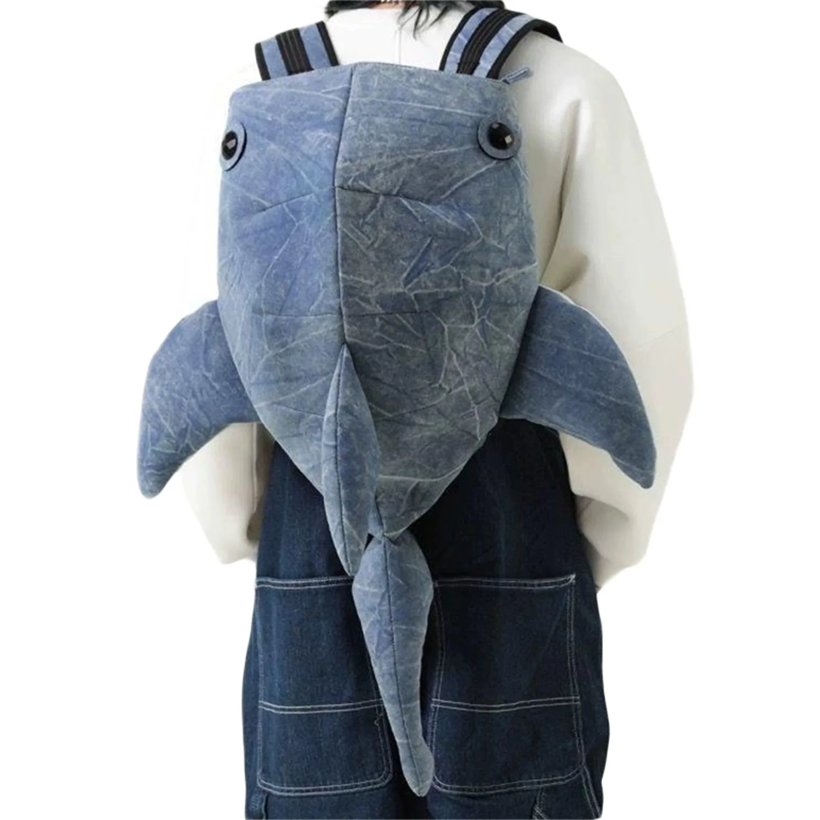 Women Cute Shark Backpack Lightweight Large Capacity Animal Travel Daypack Bookbag for School Travel Outdoor 4