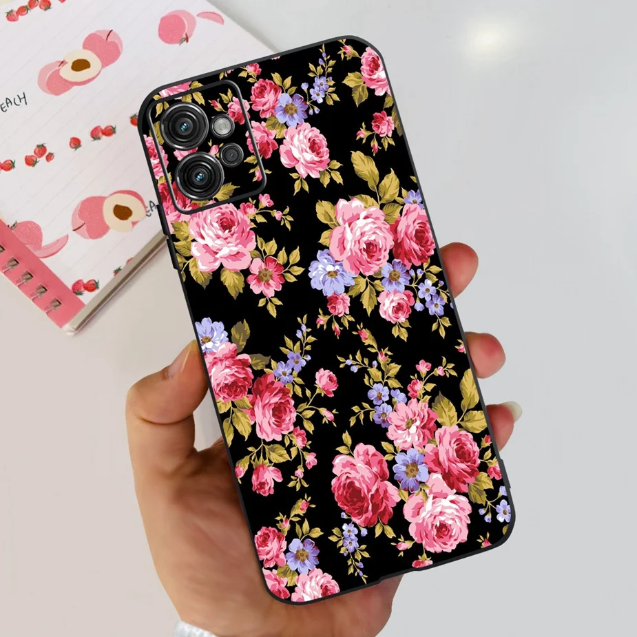 Cute Cat Butterfly Soft Silicone Phone Case, 6.5'' Coque