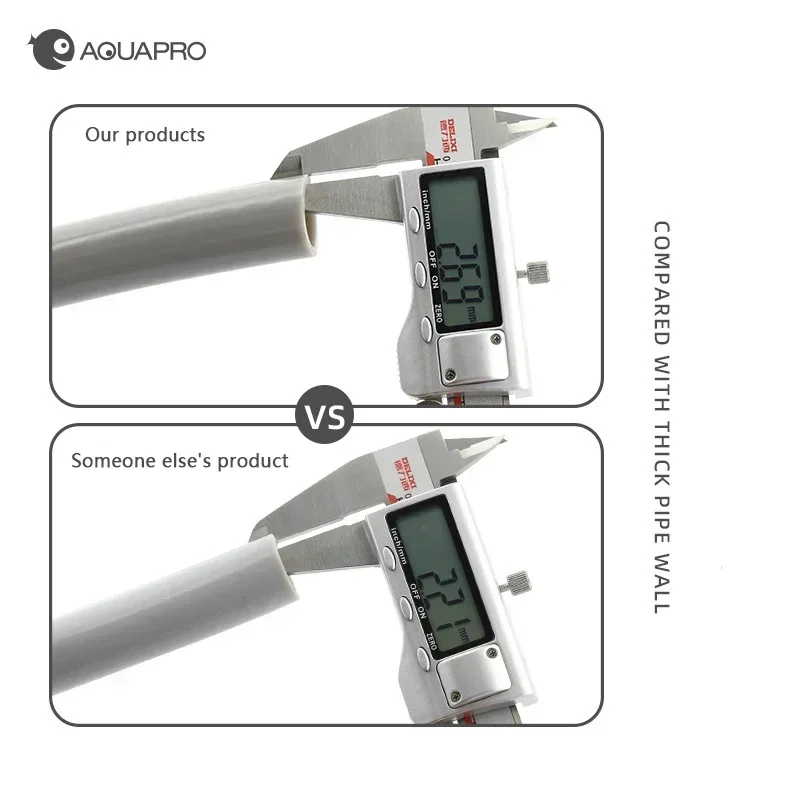 AQUAPRO 어항 PVC 수도관, 물 교환 파이프, 부식 방지 수족관, 3m 물 펌프 필터 버킷, 부드러운 파이프 acuario