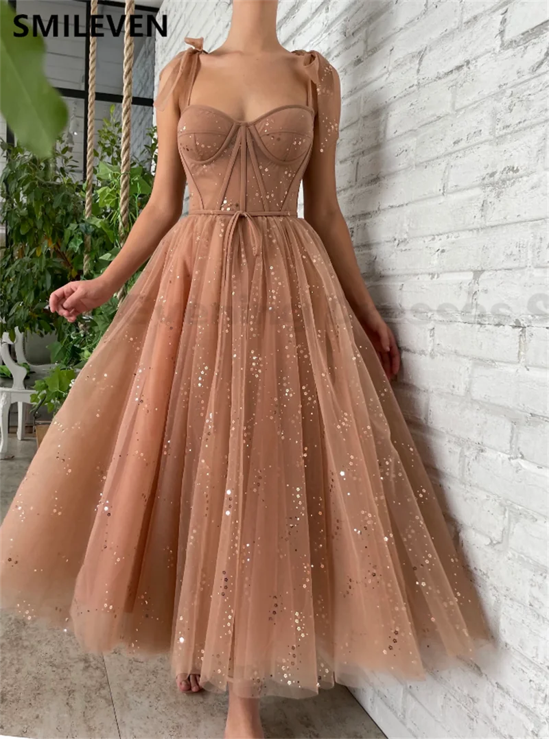 chinese dress ladies Fairy Blue A-line Corset Midi Dress – Lisposa main image 0