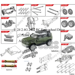 1: 24 2.4G 2402 RC Four-wheel Drive Alloy Climbing Car , All Original Accessories And Light