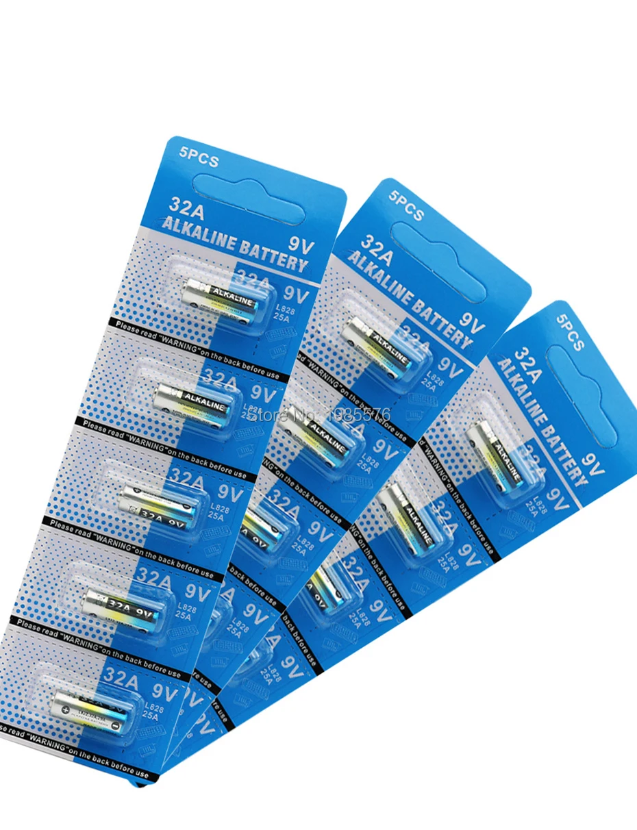 Alkaline Battery 1pcs/lot 32A 9V Alkaline Primary Dry Batteries LR32 29A L822 for Car Key Remote Control Industrial Packing