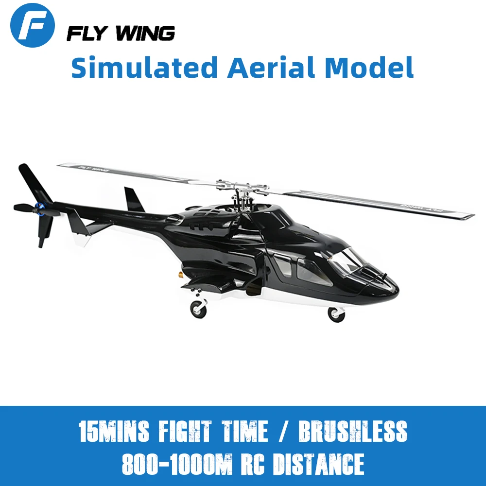 FLYWING 에어울프 체중계 RC 헬리콥터, 6CH 스마트 GPS 리모컨 항..