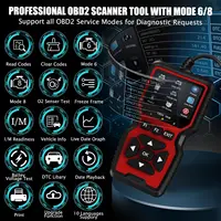 V519 OBD2 Live Data Scanner Professional Mechanical OBDII Diagnostic Code Reader Tool for Check Engine Light Read/Erase Codes 2