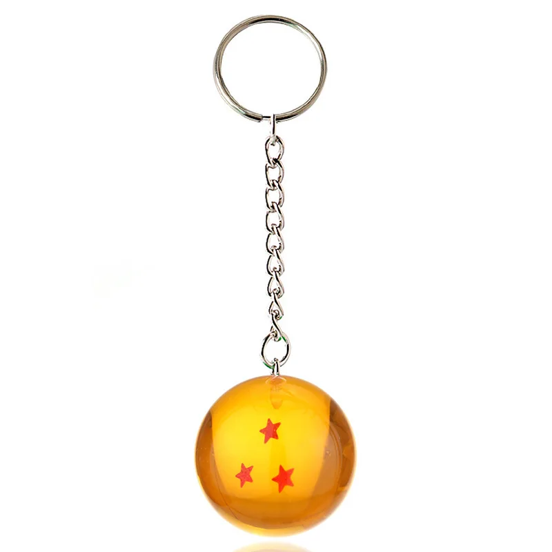 Japanese Anime Dragon Series 1-7 Stars Balls Z Stars Keychain Figures Car Keyring party Gifts Cosplay Props Jewelry Key Chain anime keychain