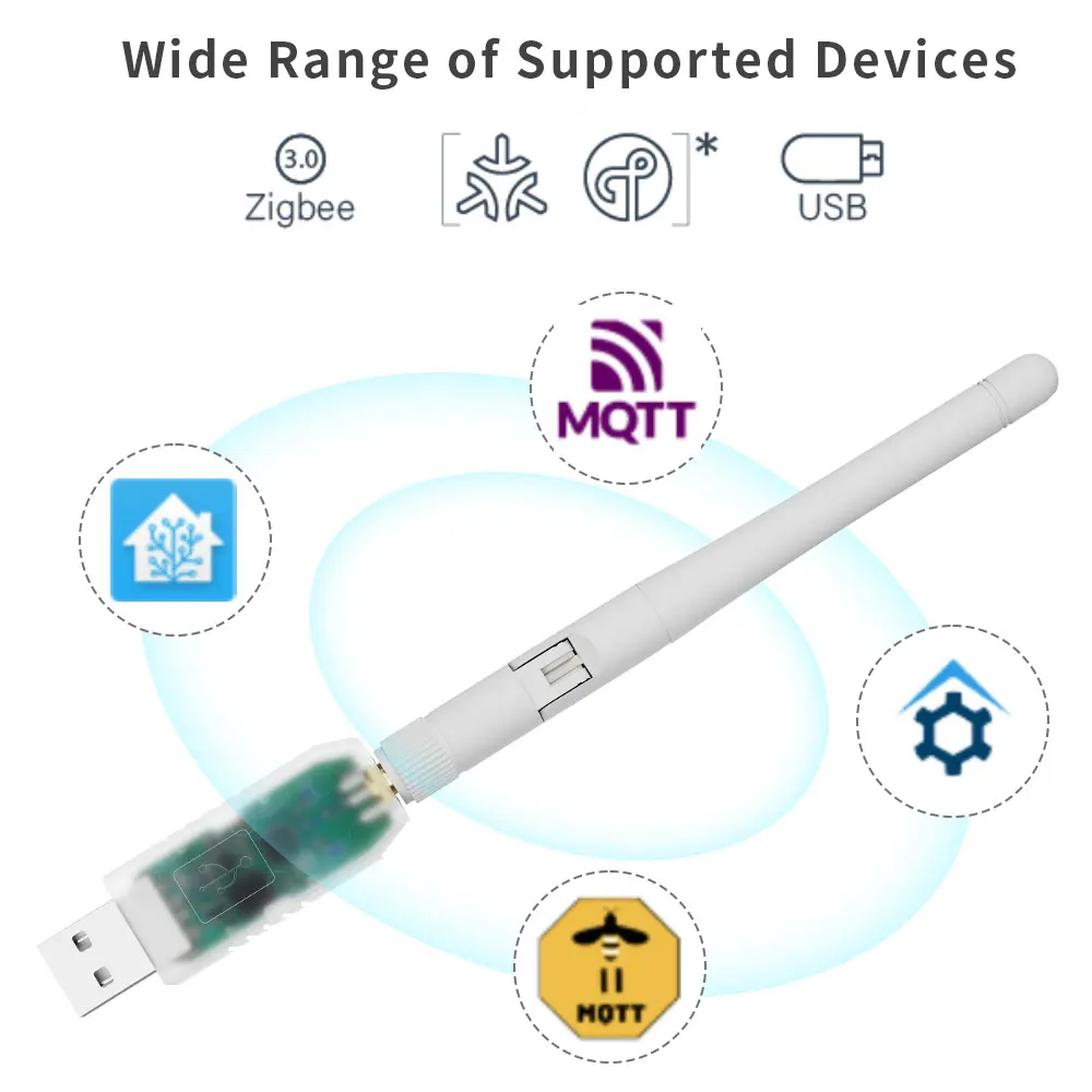 Zigbee Adapter SMLIGHT SLZB-07 USB Adapter Zigbee 3.0 Smallest Thread/Matter Works With Zigbee2MQTT Home Assistant ZHA
