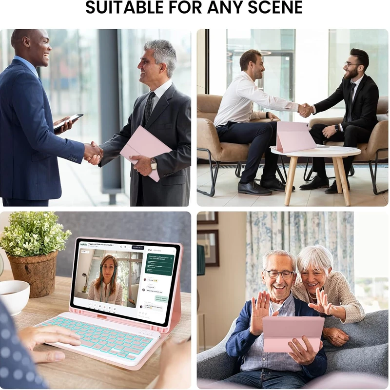 Enhanced Universal Tablet Smart Case with Adjustable Stand