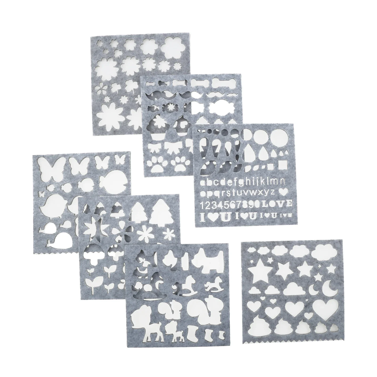 DIY Needle Felting Molds Soft Felt Template Stencil Applique Tool 1 Set