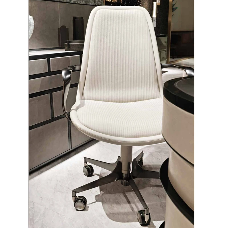 

Italian luxury office chair, study, postmodern home desk, boss chair, high-end designer leather book chair