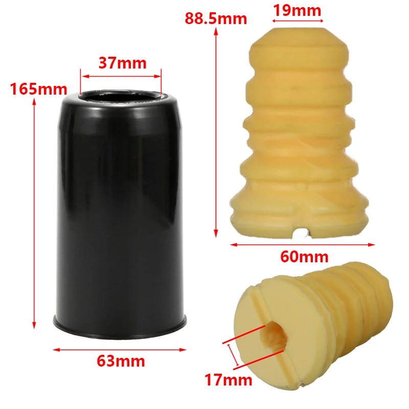 2pcs Rear Shock Bumper 33536767334 For Bmw E81 E82 E88 E90 E92  