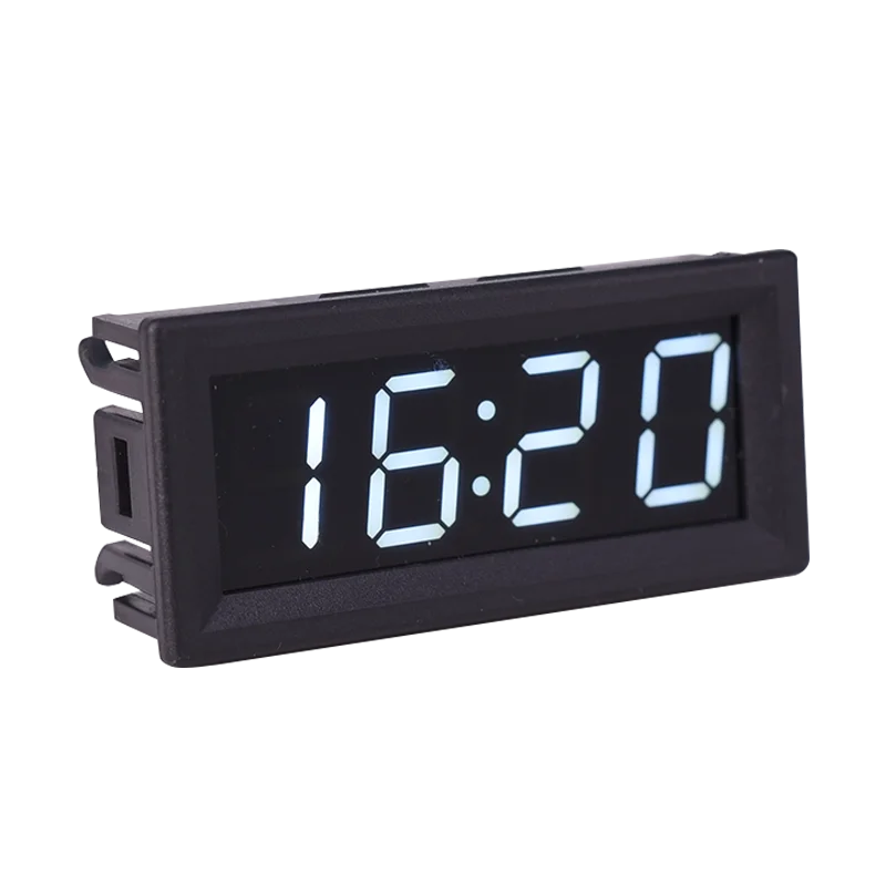 WiFi Network Clock Module Automatic Timing LED Digital Tube Electronic Clock Movement Luminous dc12V In-car DIY Global Time Zone digital clock