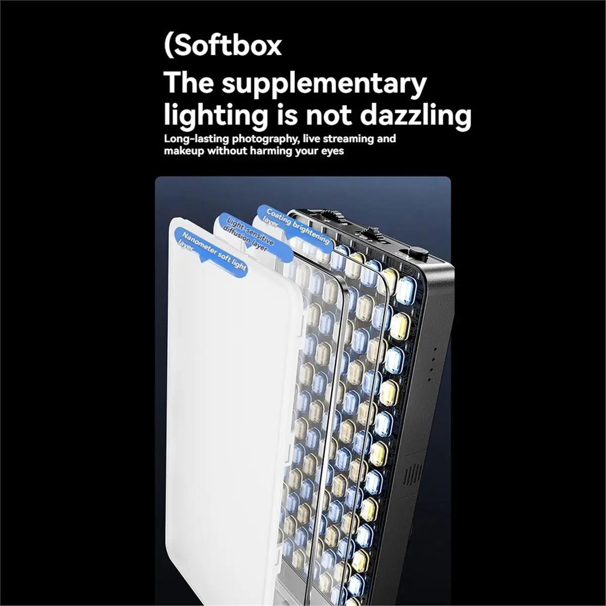 A10R 마그네틱 필 라이트 클립 포켓 라이트 비디오 카메라 라이트 폰 셀카 라..