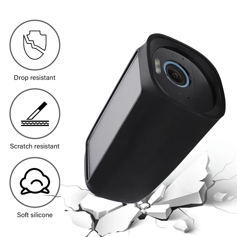 Security Camera Protective Case Silicone Camera Housing UV-proof Weather-proof security camera cover For Eufy Cam 3 Add-on Wireless Security