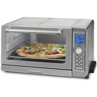 TOB-135N Deluxe Convection Toaster Oven Broiler, Brushed Stainless, Silver 2