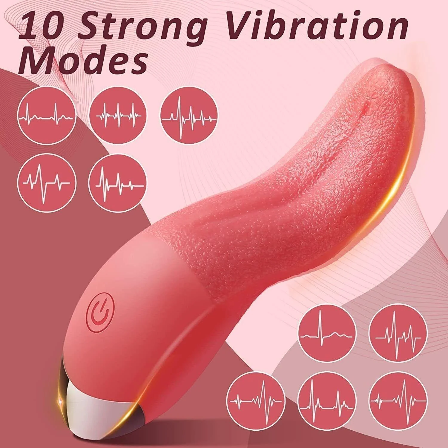 Tongue Licking Vibrator Female Masturbator Clitoris Stimulator Nipple Licking Massager for Woman
