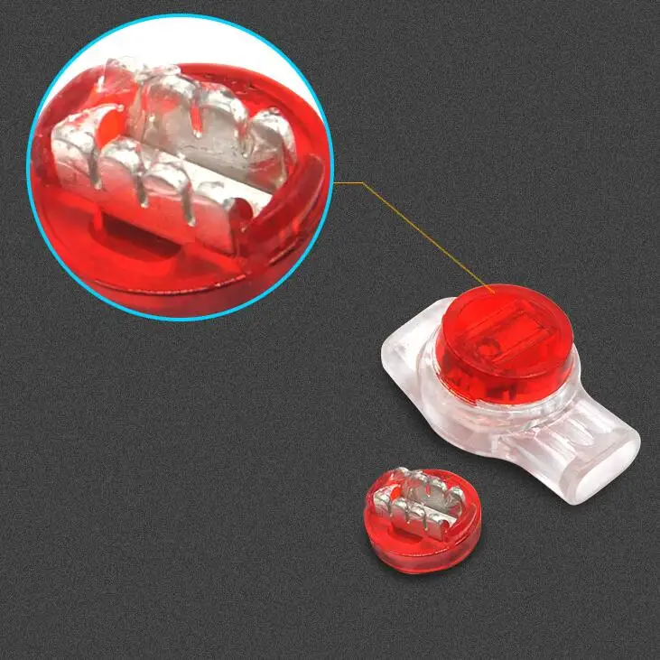 100 PCS 3M/CORNING UY K3 Three-wire Multiplexed Three-core Fast Connect Wiring Telephone Network Cable Crimping Quick Connector