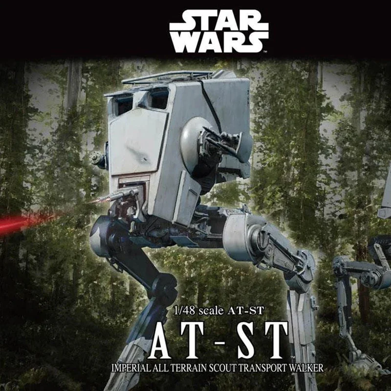 

Star Wars Assemble Figure 1/48 At-st Reconnaissance Transport Aircraft Collectible Ornaments Assembled Model Desk Decor Boy Gift