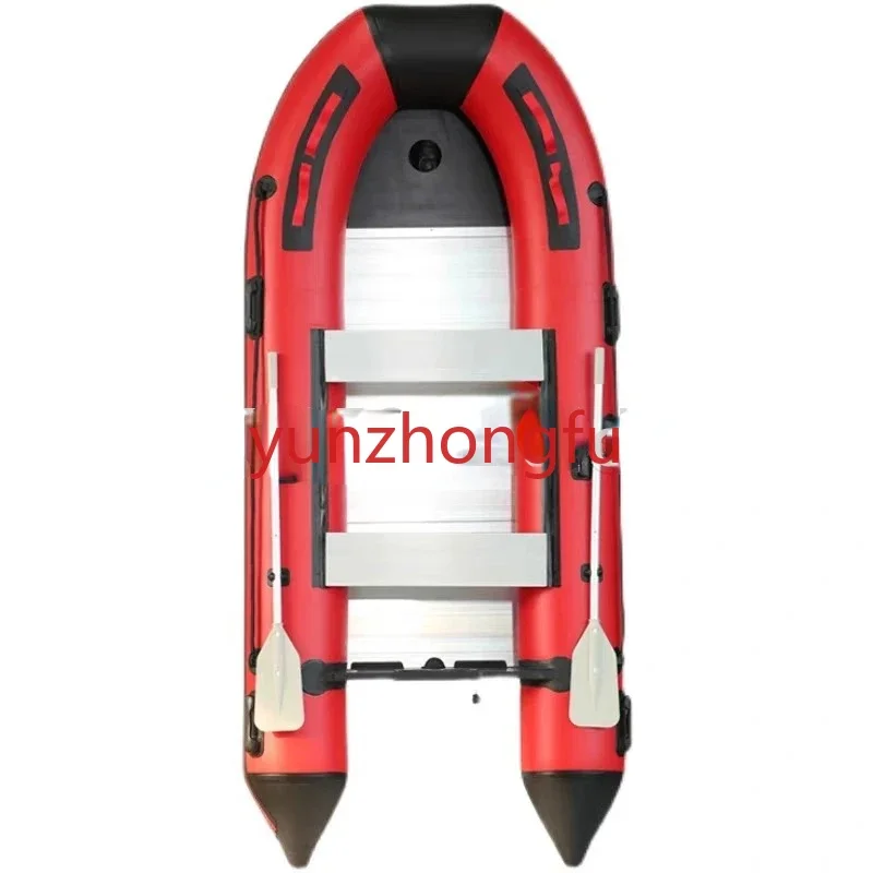 

Assault Boat Rubber Thickened Fishing Boat Luya Kayak Inflatable Rescue Aluminum Alloy Hard Bottom High-speed