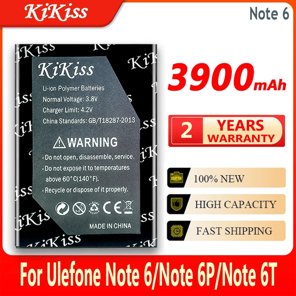 

KiKiss Battery Note6 (3277) 3900mAh For Ulefone Note 6 6T 6P/Note 6P/Note 6T Note6P Note6T High Capacity Bateria