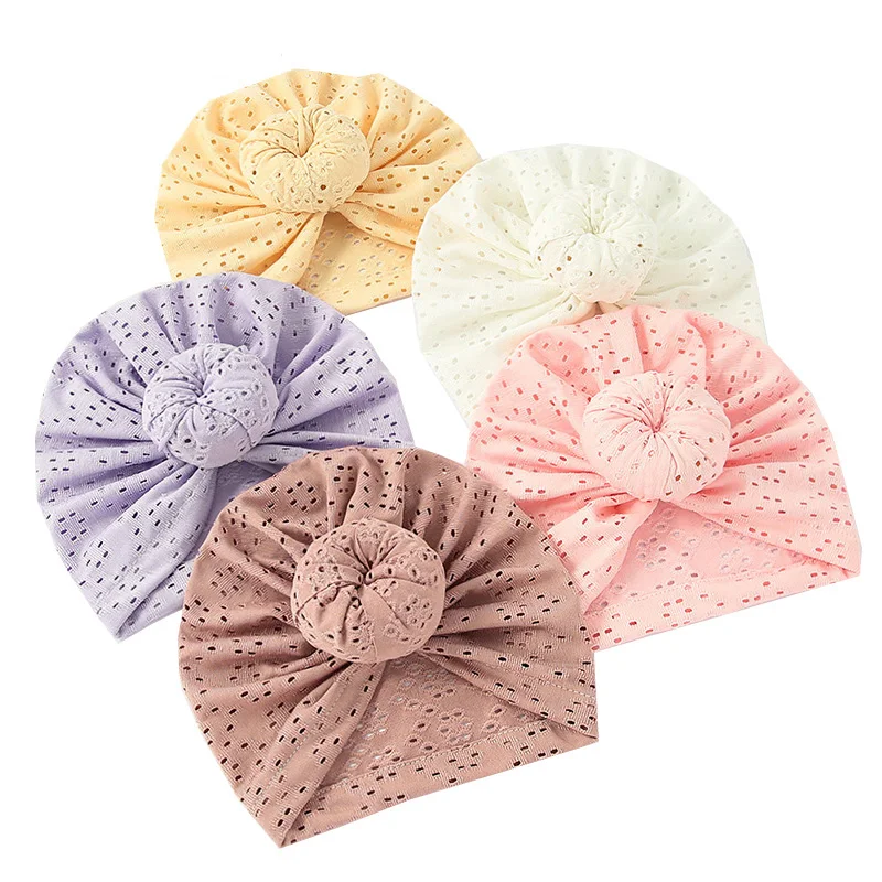 Summer Baby Beanie Toddler Turban Hat Baby Cap for Girls Boys Accessories Infant Bonnet Kids Headwrap Newborn Hats