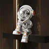 Creative Reading Astronaut Activity Figure Resin Sculpture Desktop Decoration Accessories,sound System,home Decorationpiggy Bank 1