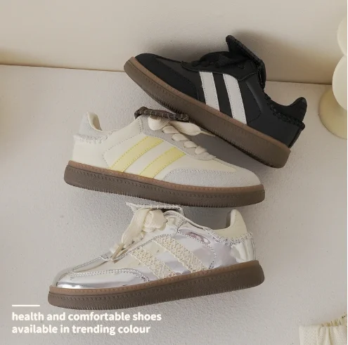 2023 ins niche children's shoes de training samba style autumn new