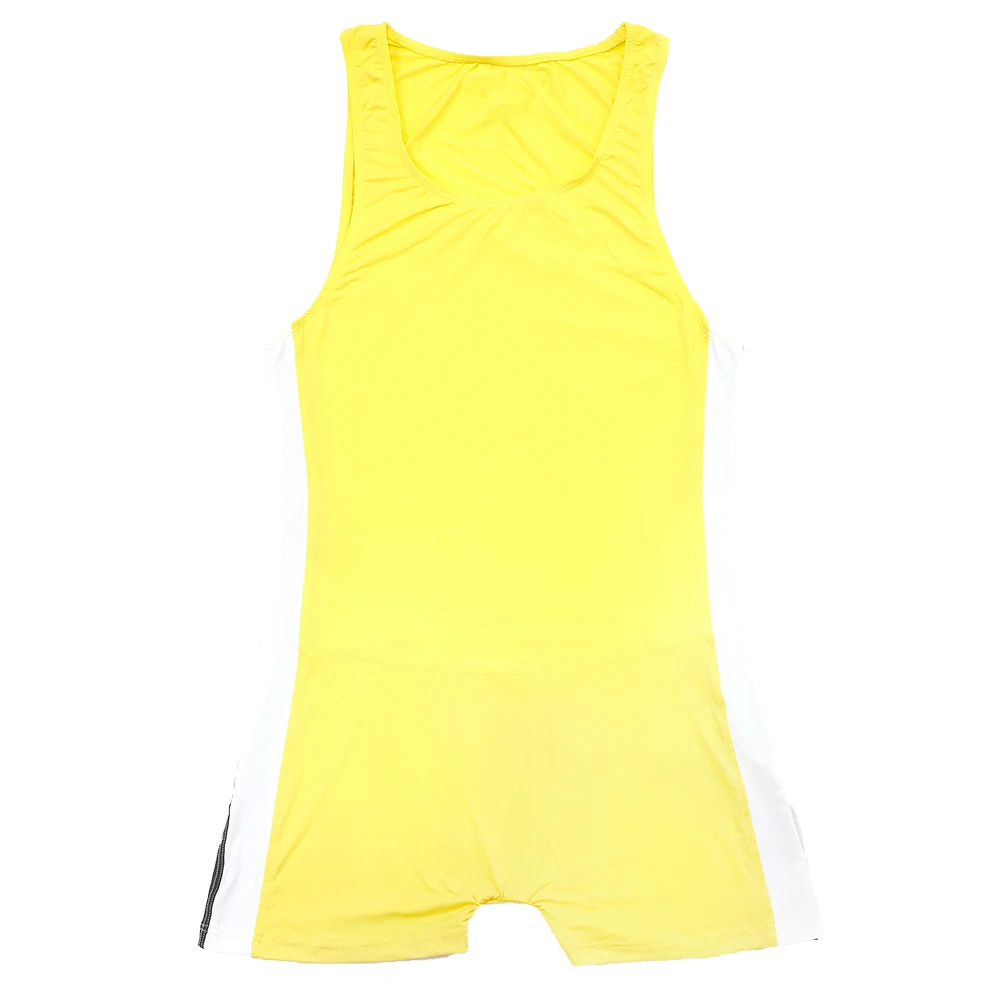 Men Underwear Men Undershirts Leotard Sports Workout Bodysuit Shorts Wrestling Singlet Fitness Jumpsuit Sexy Slip Ice Silk Underwear Swimwear