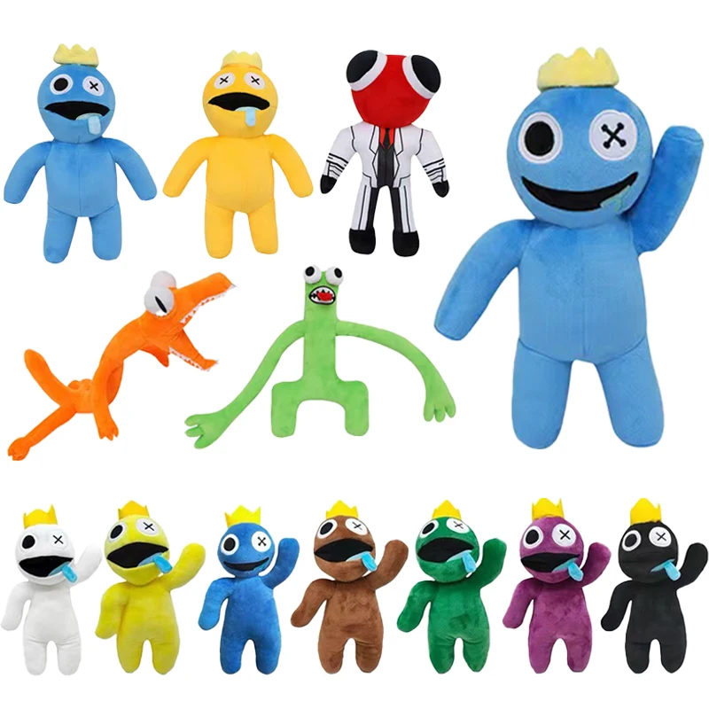 Game Ro-blox Rainbow Friends Plush Toys Cartoon Anime Game Figure Doll Blue  Green Monster Soft Stuffed Animal Toys for Kids Fans - AliExpress